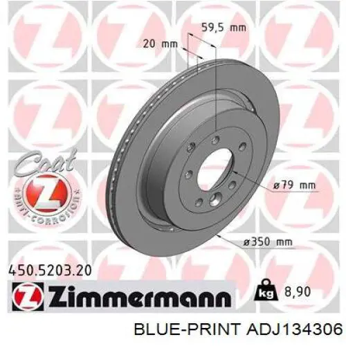 986479492 Bosch Freno de disco trasero