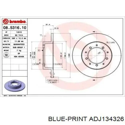 Comprar LR018026 Land Rover Disco de freno trasero