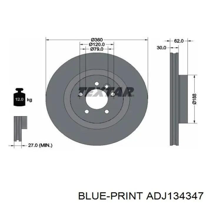 Frenos delanteros Jurid/Bendix BDS1653 precio, desde 76,61 EUR