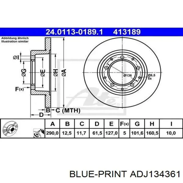 Comprar RTC3194 Land Rover Freno de disco delantero