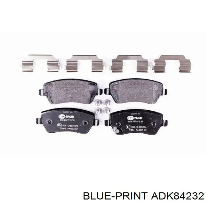 Pastillas de freno BPD1264 Jurid/Bendix