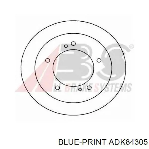 Disco de freno 53403PRO HELLA-PAGID