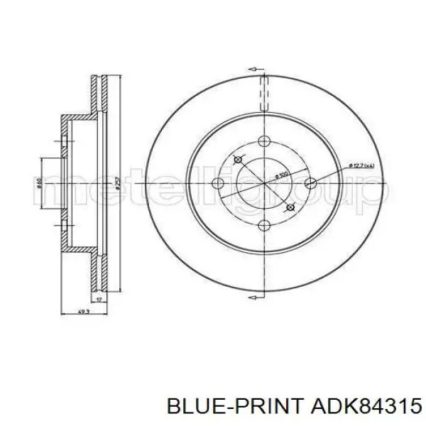 Disco de freno delantero Suzuki 5531180G00