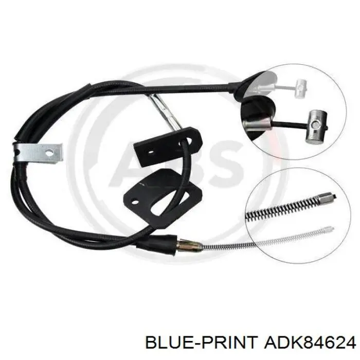 Cable de freno de mano trasero izquierdo 912401 SPJ