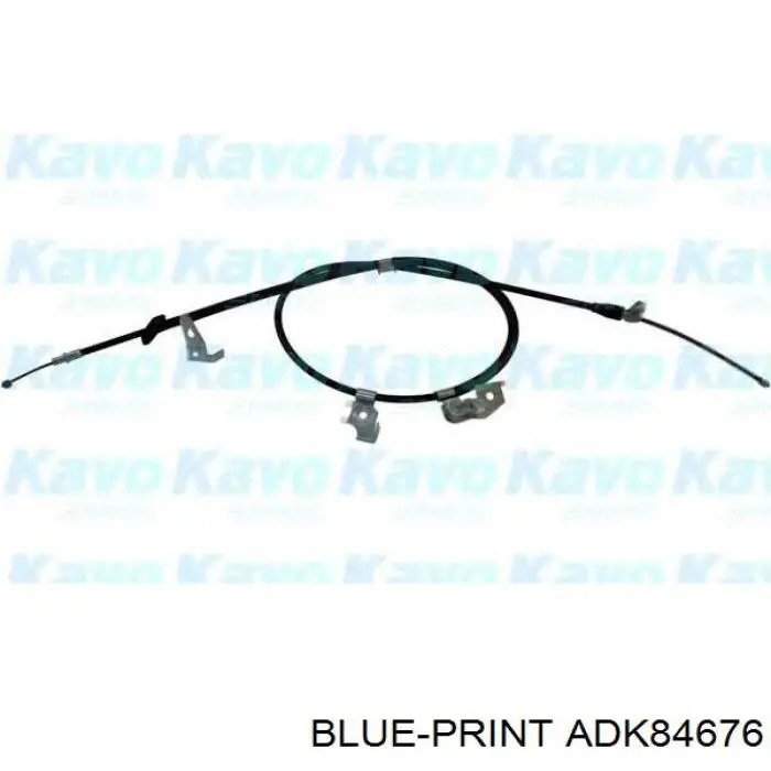 ADK84676 Blue Print cable de freno de mano trasero izquierdo