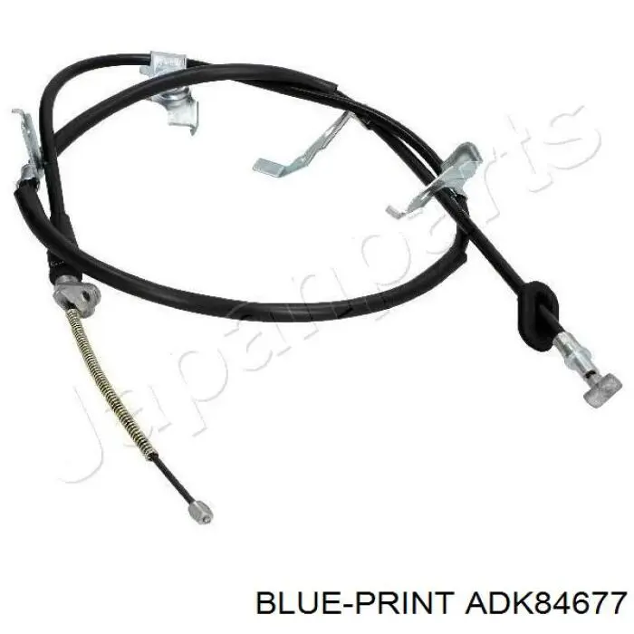 BKB3460 Borg&beck cable de freno de mano trasero derecho