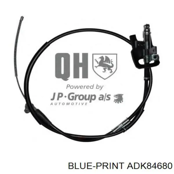 ADK84680 Blue Print cable de freno de mano trasero izquierdo