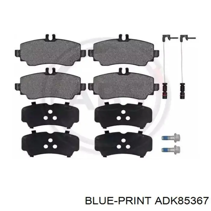 ADK85367 Blue Print latiguillos de freno delantero derecho
