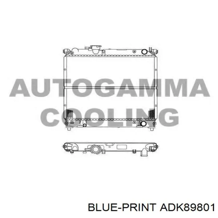 ADK89801 Blue Print radiador