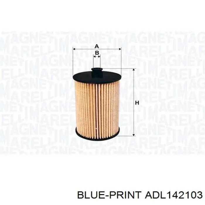 ADL142103 Blue Print filtro de aceite
