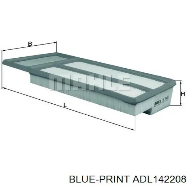 ADL142208 Blue Print filtro de aire