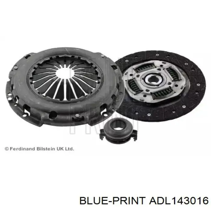 ADL143016 Blue Print kit de embrague (3 partes)