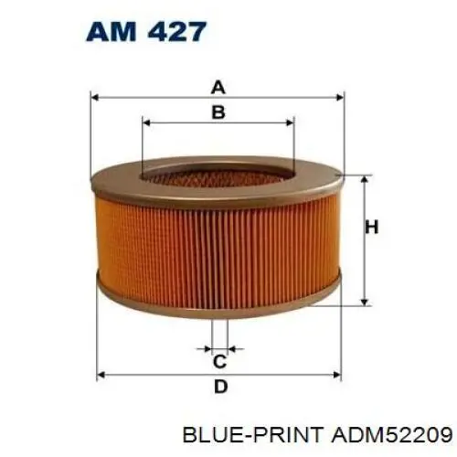 Filtro de aire G6676 Fram