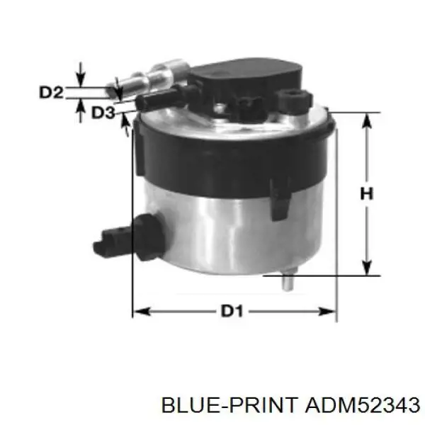 Comprar A120433W Denckermann Filtro diesel