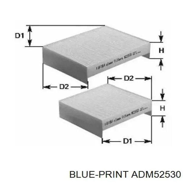 Comprar ADM52530 Blue Print Filtro de aire del habitáculo