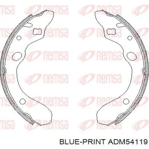 Zapatas de frenos de tambor traseras para Mazda MX-3 (EC)