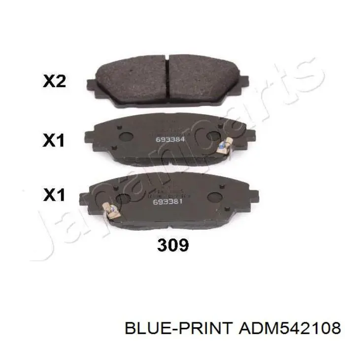 Comprar DGY93328Z Mazda Pastillas delanteras de freno