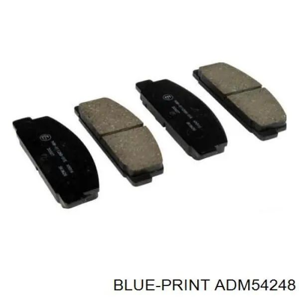 Pastillas de freno traseras ADM54248 Blue Print