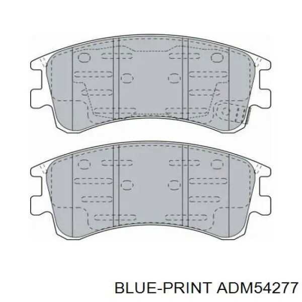 Comprar ADM54277 Blue Print Pastillas delanteras de freno