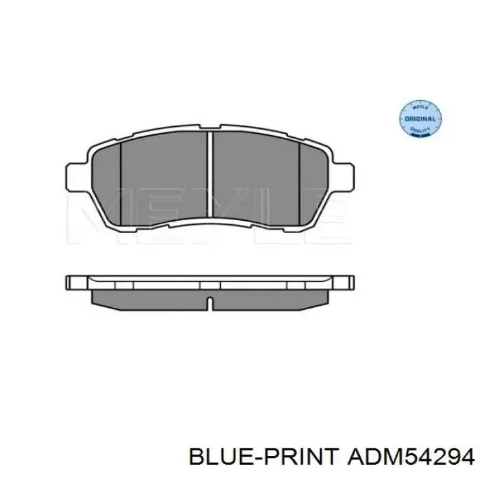 ADM54294 Blue Print pastillas de freno delanteras