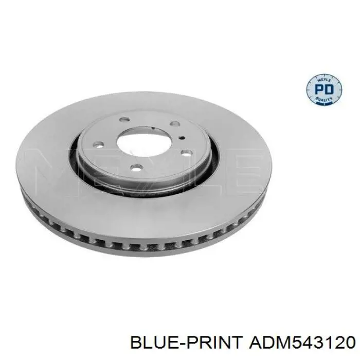 ADM543120 Blue Print disco de freno trasero