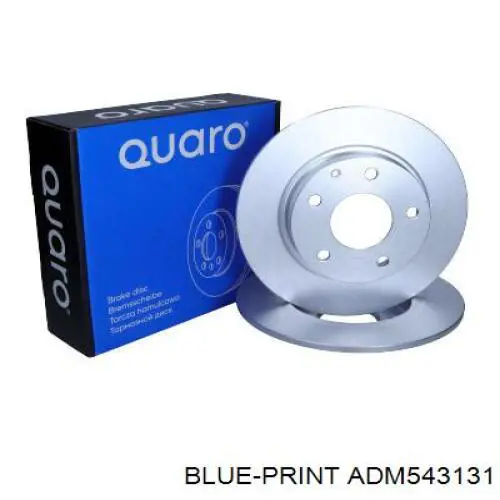 Disco de freno trasero BDS1735 Jurid/Bendix