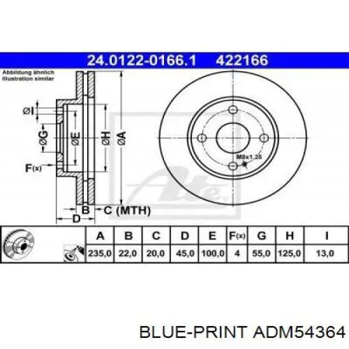 Comprar BJ0Y3325X Mazda Freno de disco delantero