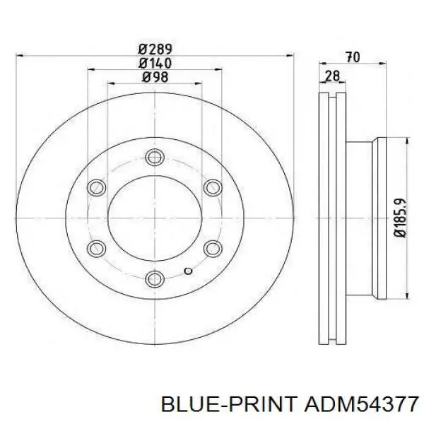 Comprar 1490412 Ford Freno de disco delantero