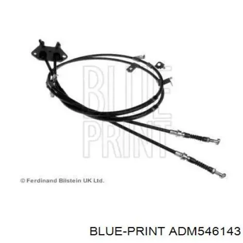 GS1D44410B Mazda cable de freno de mano trasero derecho/izquierdo