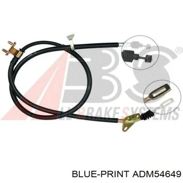 Cable de freno de mano trasero izquierdo para Mazda 323 (BG)