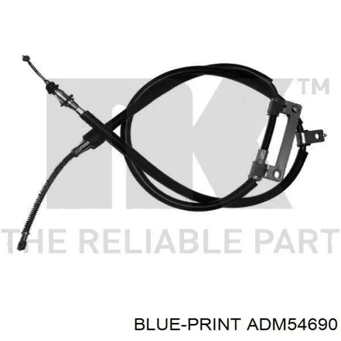 17.0593 Cofle cable de freno de mano trasero derecho