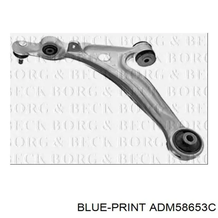 ADM58653C Blue Print barra oscilante, suspensión de ruedas delantera, inferior izquierda