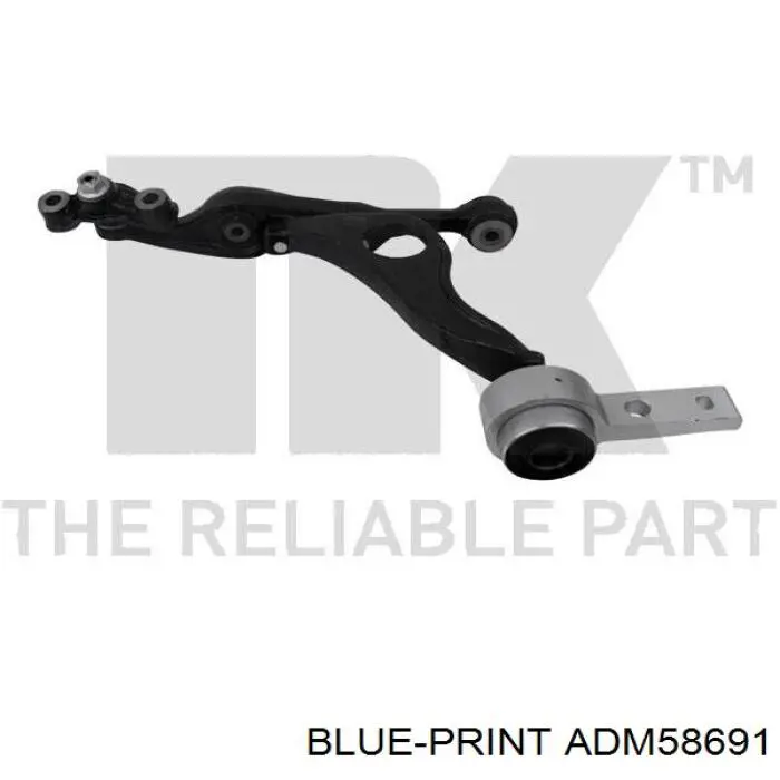 ADM58691 Blue Print barra oscilante, suspensión de ruedas delantera, inferior derecha