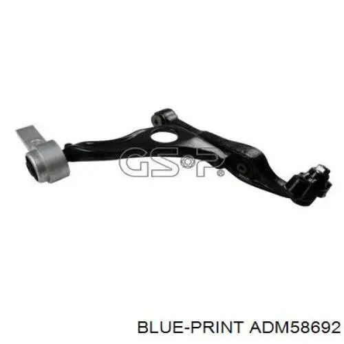 Brazo inferior izquierdo de la suspensión delantera GS1D34350K Mazda