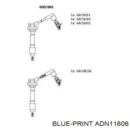 Juego de cables de encendido Nissan Sunny 3 N14