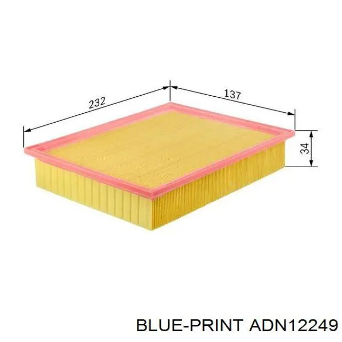 Comprar ADN12249 Blue Print Filtro de aire