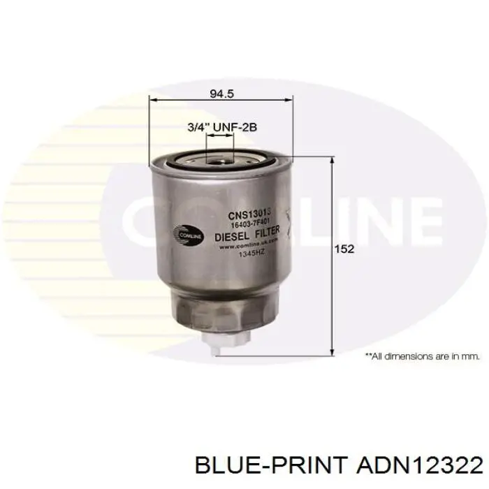 Comprar ADN12322 Blue Print Filtro diesel