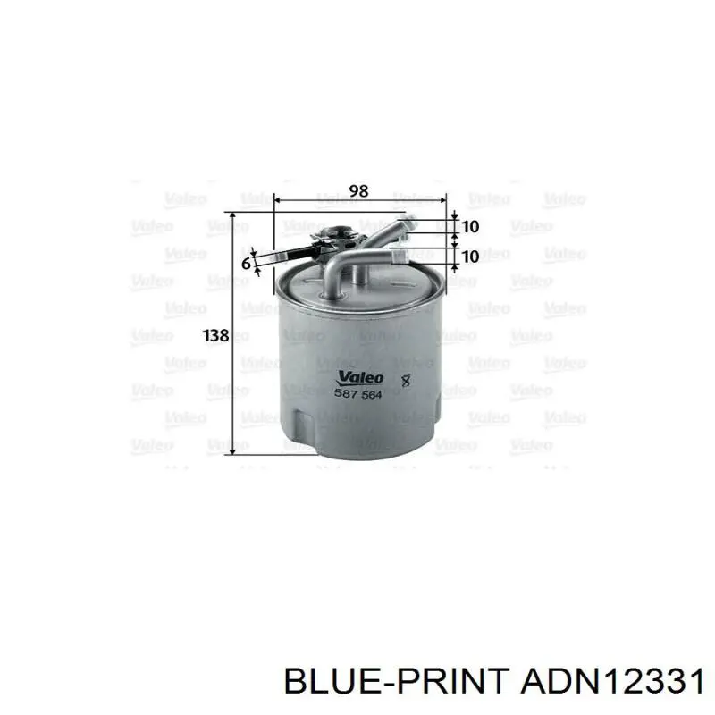 Filtro de combustible ADN12331 Blue Print