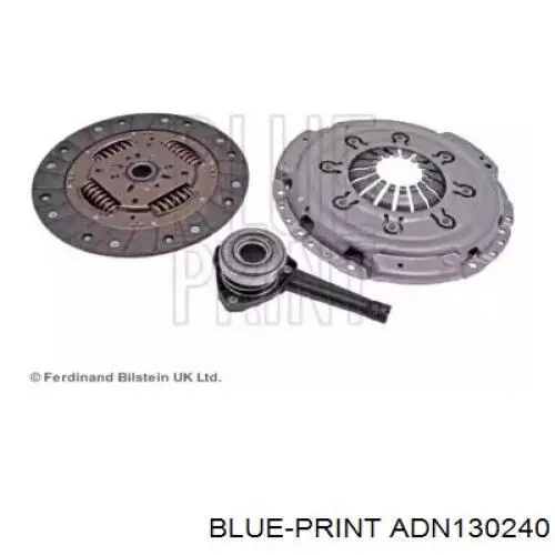 ADN130240 Blue Print kit de embrague (3 partes)