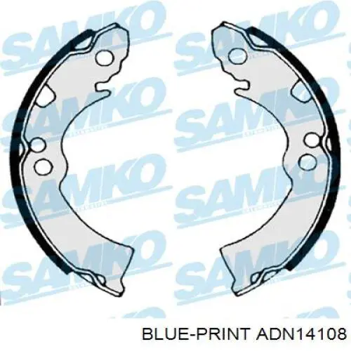 Zapatas de freno traseras ABS 8586