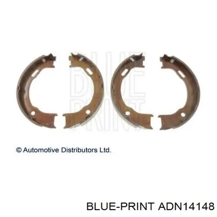 ADN14148 Blue Print zapatas de frenos de tambor traseras