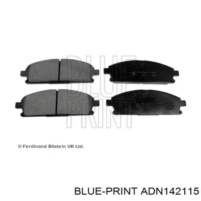 Comprar ADN142115 Blue Print Pastillas delanteras de freno