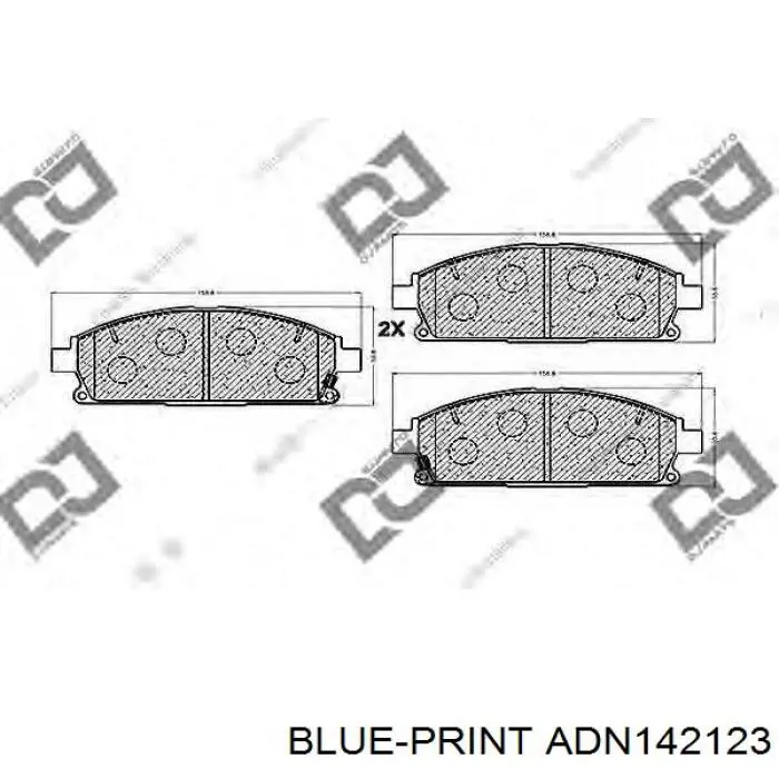 Comprar 410608H385 Nissan/Infiniti Pastillas delanteras de freno