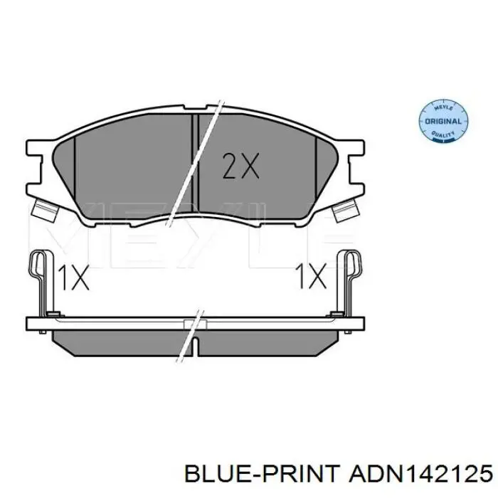Comprar AY040NS073 Nissan/Infiniti Pastillas delanteras de freno