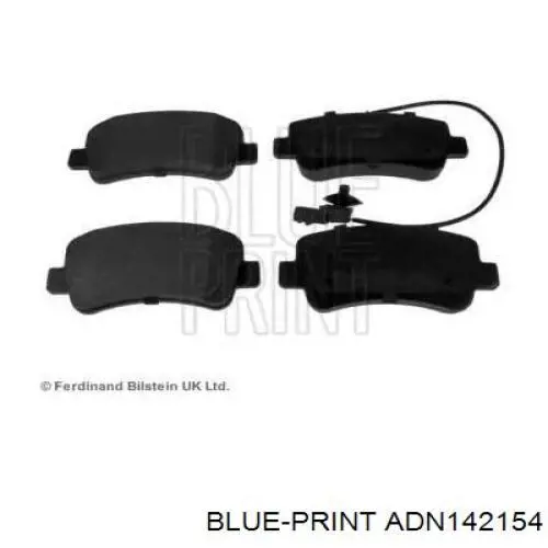 Pastillas de freno traseras ADN142154 Blue Print