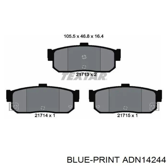 Comprar D40604U090 Nissan/Infiniti Pastillas de freno traseras