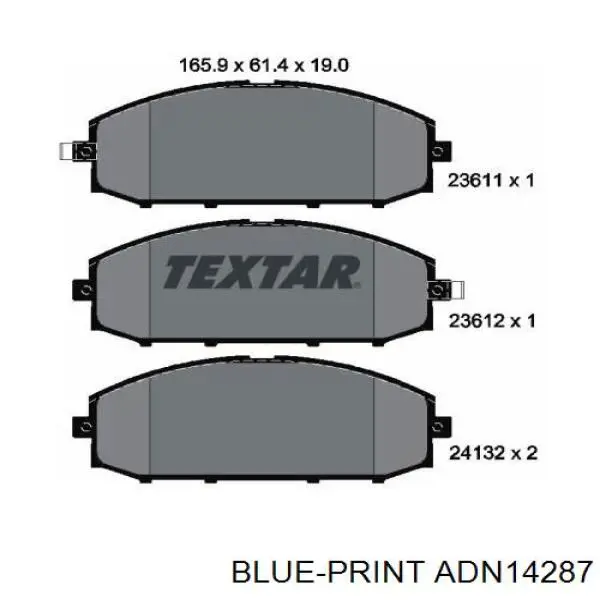 KBP-6540 Kavo Parts pastillas de freno delanteras