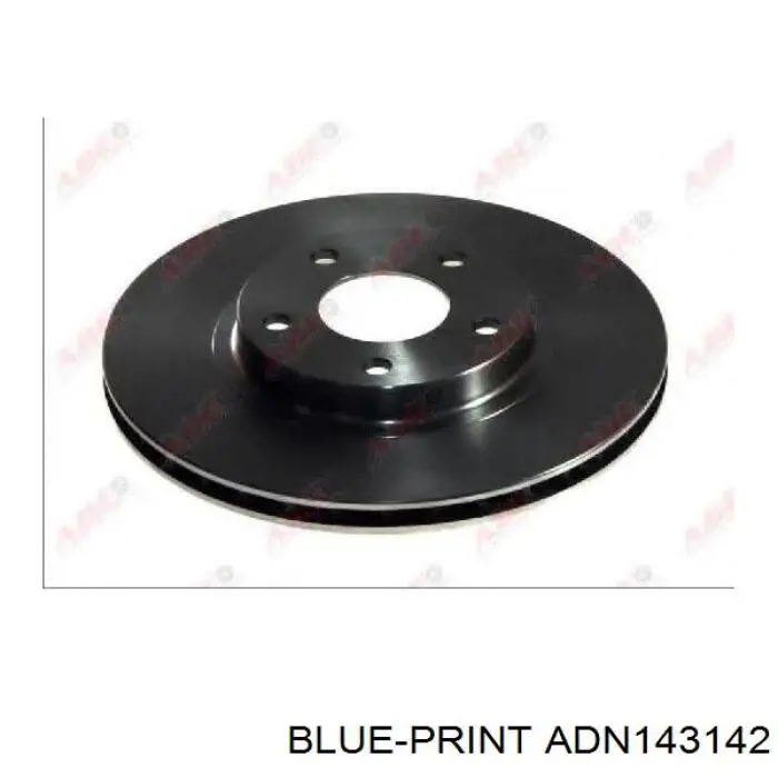 Disco de freno BR6825C Kavo Parts