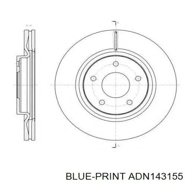 Comprar DI157C Japan Parts Freno de disco delantero