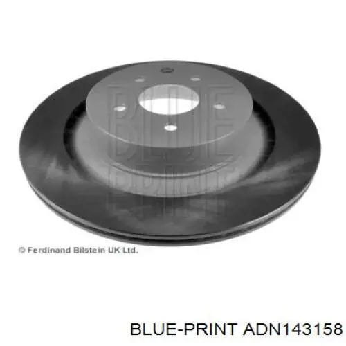 Disco de freno trasero 43206JL00A Nissan/Infiniti